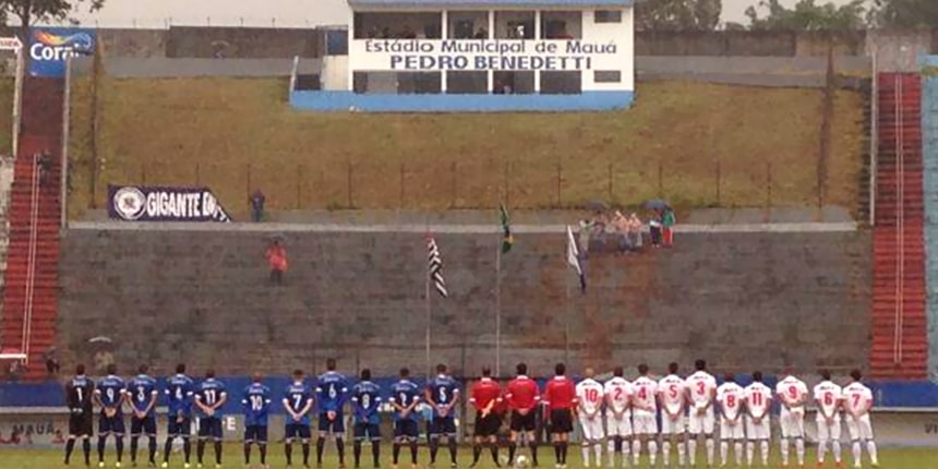 Vistoria do Estádio Municipal Pedro Benedetti, em Mauá