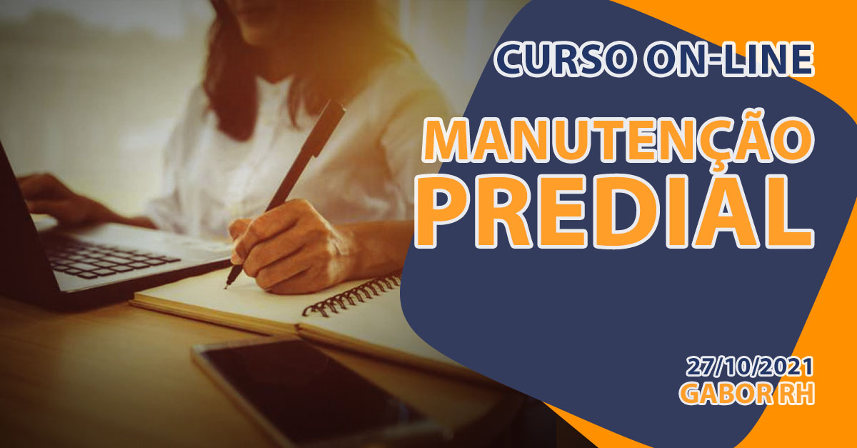 Curso On-Line sobre Manutenção Predial - 27/outubro/2021